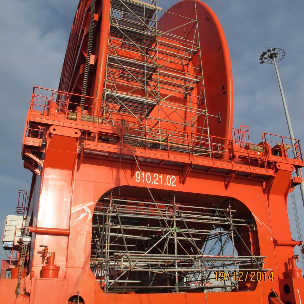 FABRICATION PADEYES &amp; DECK REEL MODIFICATIONS